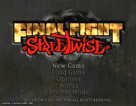 FINAL FIGHT - STREETWISE Screenshot Nr. 1