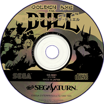GOLDEN AXE - THE DUEL (SATURN) - CD