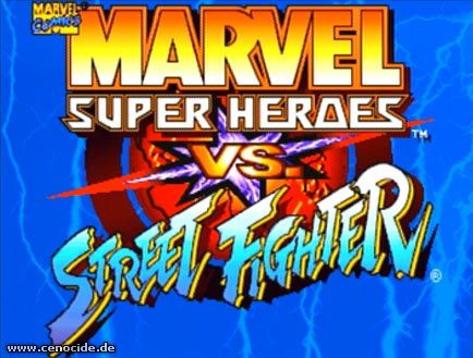 MARVEL SUPER HEROES VS STREET FIGHTER Screenshot Nr. 1