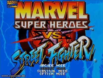 MARVEL SUPER HEROES VS STREET FIGHTER Screenshot Nr. 2