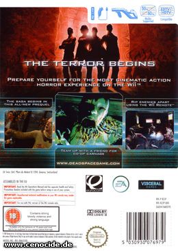 DEAD SPACE - EXTRACTION (WII) - BACK
