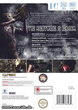 RESIDENT EVIL 4 - WII EDITION (WII) - BACK